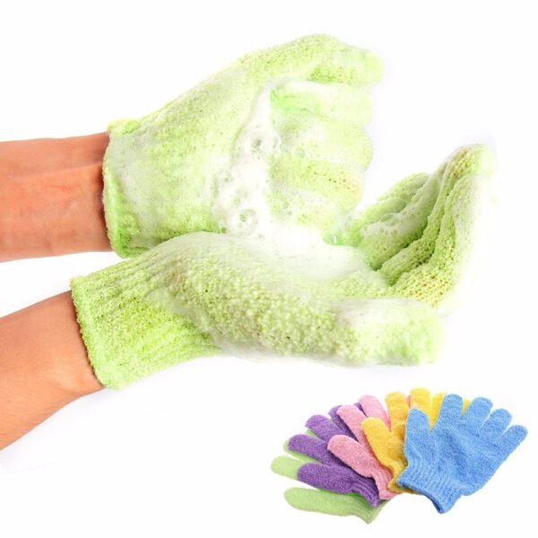 Shower Scrub Gloves Exfoliating Mitt