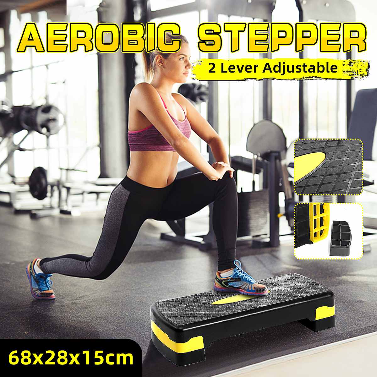 100 Kg Fitness Aerobic Stepper