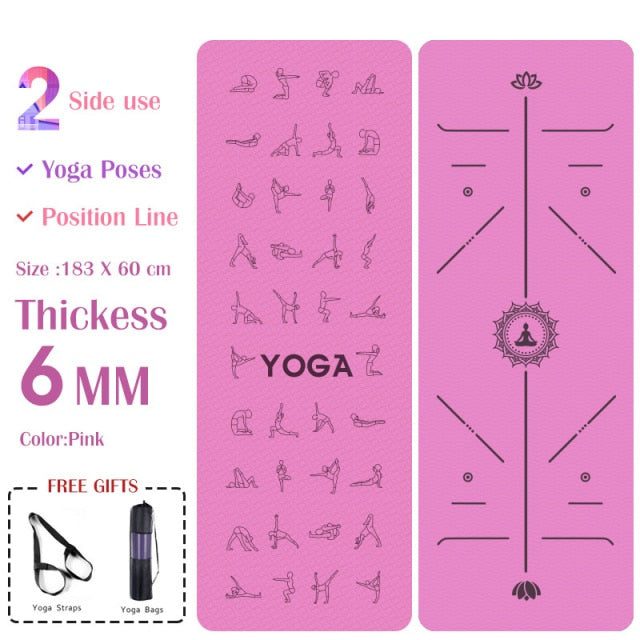 6 mm Yoga Mat for beginners