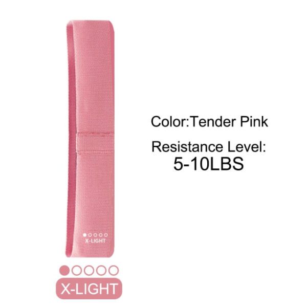 Tender Pink Resistance Band 5-10 LBS