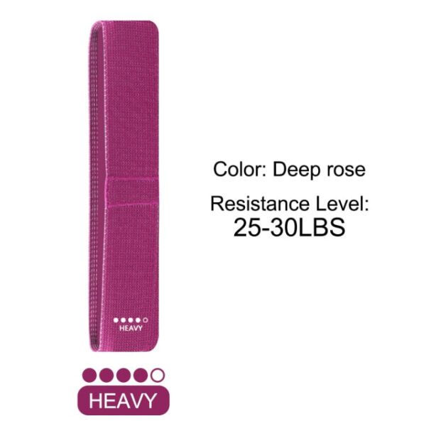 Deep Rose Resistance Band 25-30 LBS