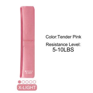 Tender Pink resistance loop band 5-10 LBS