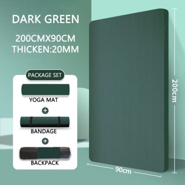 Dark Green High Intesity Yoga Mat