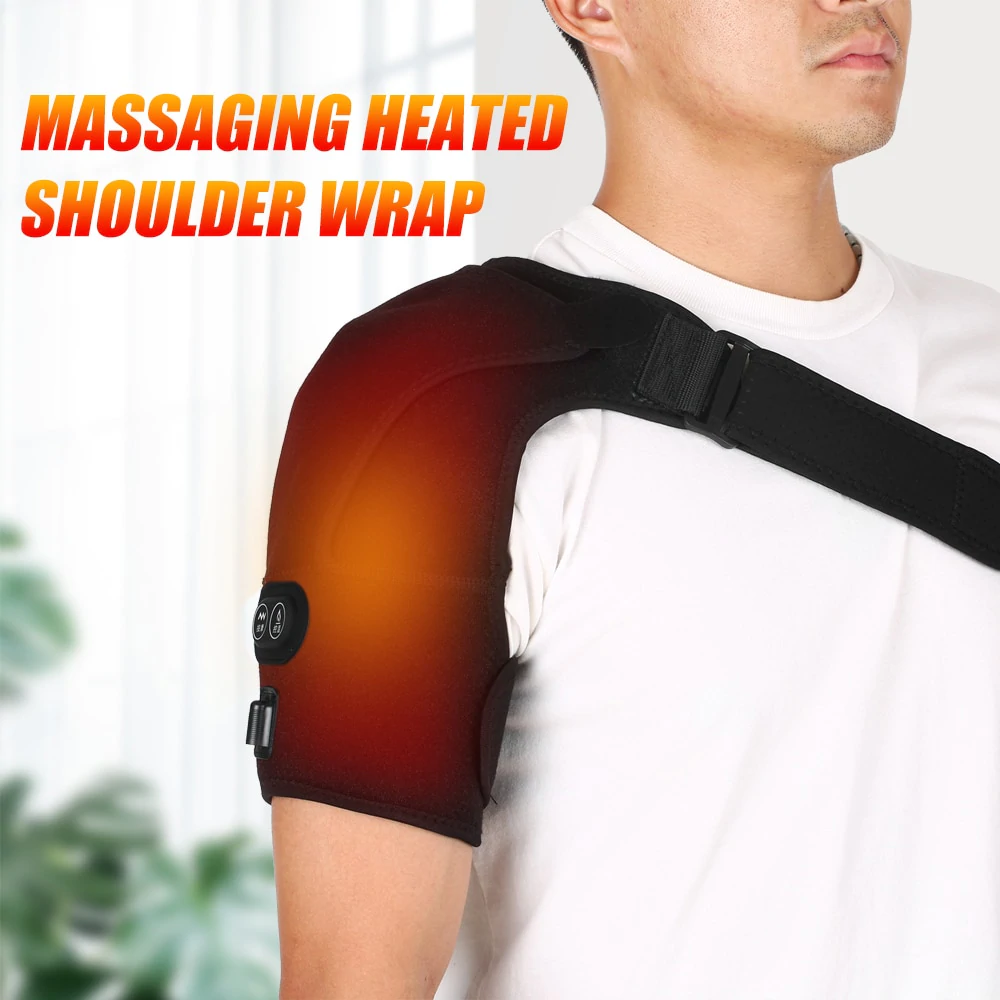 Massaging Heated Shoulder Wrap